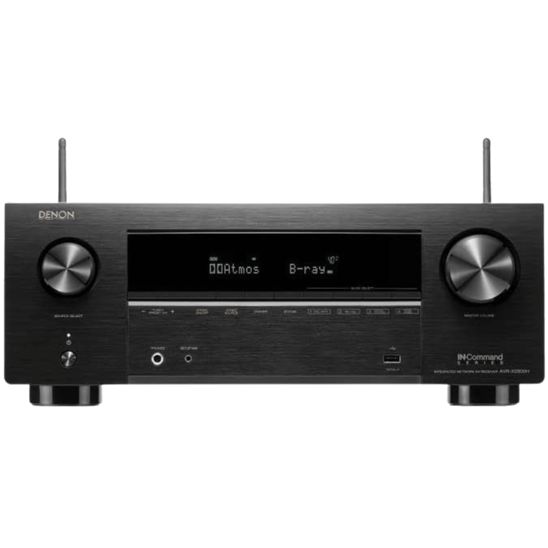 Denon AVR-X2800H 7.2 Ch Receiver (2022 Model) - 8K UHD Home Theater AVR (95W X 7), Wireless Streaming via Built-in HEOS, Bluetooth & Wi-Fi, Dolby Atmos, DTS Neural:X & DTS:X Surround Sound