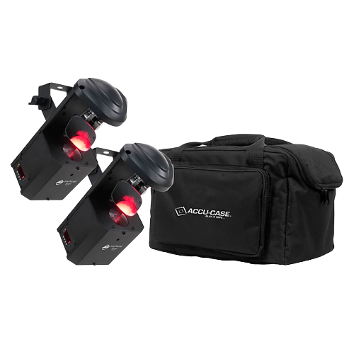 American DJ Pocket Scan Pak with Two Inno Pocket Scan's and an F4 Par Bag