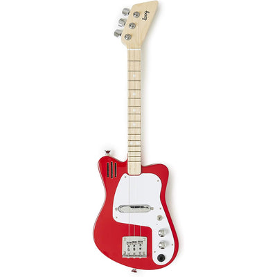 Loog Mini Electric kids Guitar for Beginners built-in Amp Ages 3+ Red
