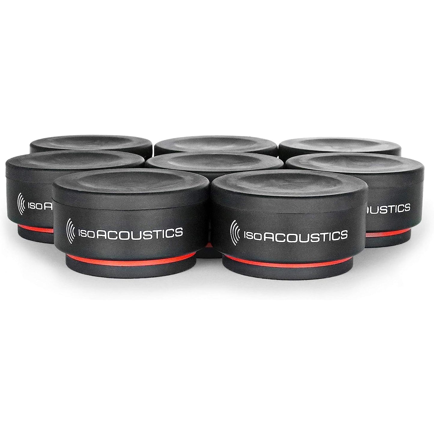 IsoAcoustics Iso-Puck Series Acoustic Isolators (Iso-Puck Mini, 6 lbs max/Unit, 8-Pack)