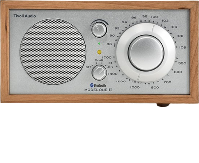 Tivoli Audio Model One Bluetooth AM/FM Radio (Cherry/Silver)