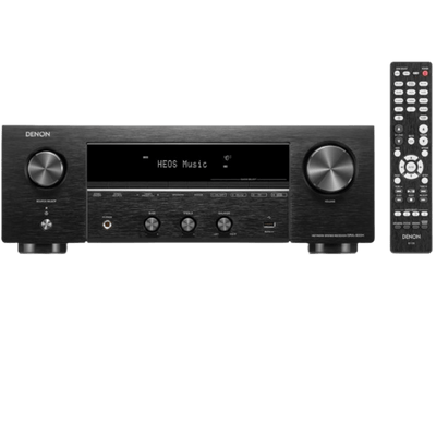 Denon Receiver DRA-900H - 2-Channel Stereo Network Receiver (2023 Model) - 100W/Ch. Hi-Fi Amplification, Built-in HEOS, HDCP 2.3 Processing with ARC/eARC Support, Dolby Vision, HLG, Dynamic HDR