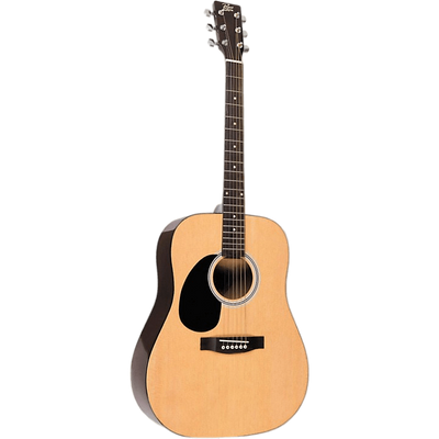 Rogue RG-624 Left-Handed Dreadnought Acoustic Guitar Natural