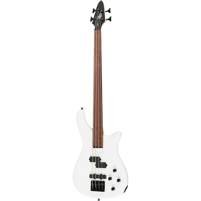 Rogue LX200BF Fretless Series III Electric Bass Guitar Pearl White