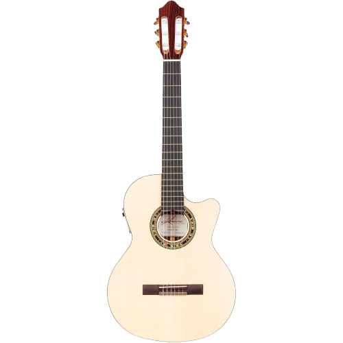 Kremona F65CW Fiesta Cutaway Acoustic-Electric Classical Guitar Natural