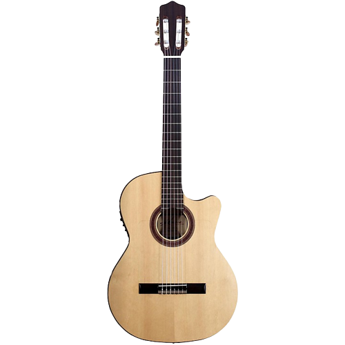 Kremona Rosa Luna Flamenco Acoustic-Electric Nylon Guitar Natural