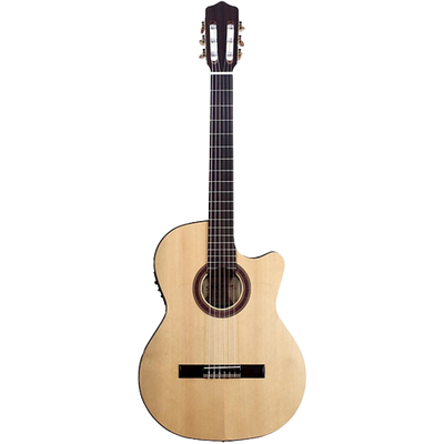 Kremona Rosa Luna Flamenco Acoustic-Electric Nylon Guitar Natural