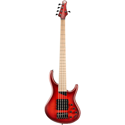 MTD Kingston Super5 Maple Fingerboard 5-String Electric Bass Dr. Brown's Burst