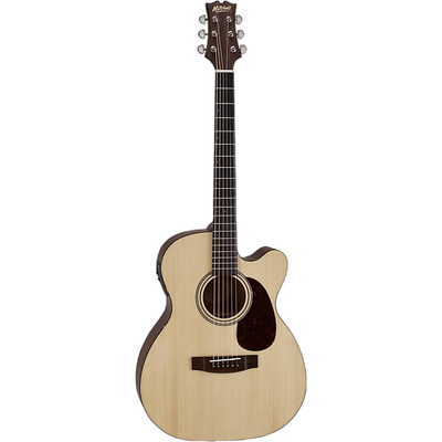 Mitchell T313CE Solid Spruce Top Auditorium Acoustic-Electric Guitar