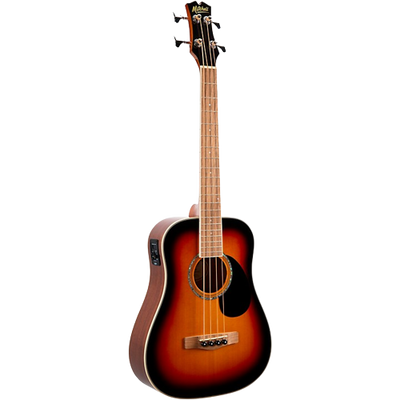 Mitchell EZB Super Short-Scale Acoustic-Electric Bass 3-Color Sunburst