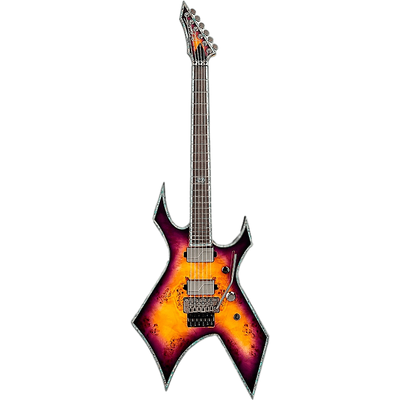 B.C. Rich Warlock Extreme Exotic with Floyd Rose Electric Guitar Purple Haze