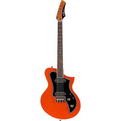 Kauer Guitars Korona HT Pine Electric Guitar Orange Metal Flake