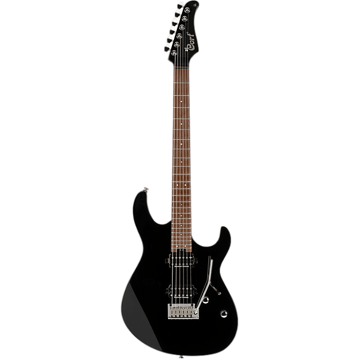 Cort G300 Pro Series Double Cutaway Electric Guitar Black Gloss