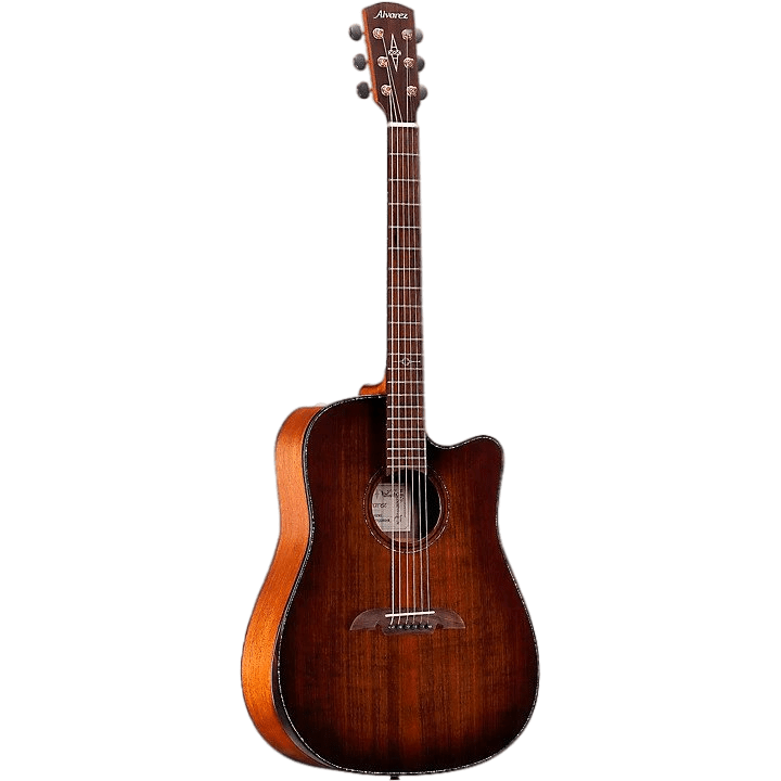 Alvarez MDA77CEAR Masterworks Dreadnought Acoustic-Electric Guitar Shadow Burst