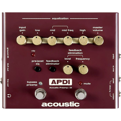 Acoustic A Series Acoustic Instrument Preamp and DI Pedal