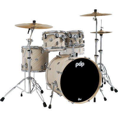 PDP by DW Concept Maple 4-Piece Shell Pack With Chrome Hardware Twisted Ivory