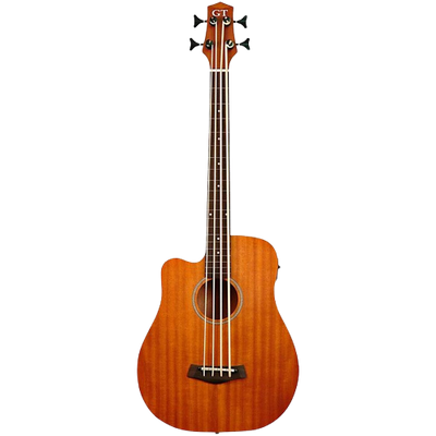 Gold Tone 25" Scale Left-Handed Fretless Acoustic-Electric MicroBass Natural