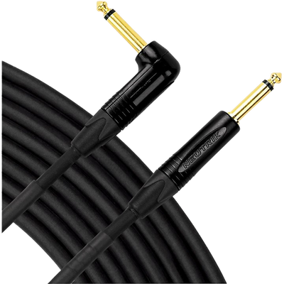 Livewire Elite Instrument Cable Angled/Straight 25 ft. Black