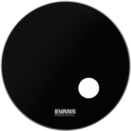 Evans EMAD Resonant Bass Drum Head Black 20 in.