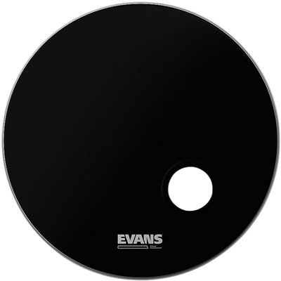 Evans EMAD Resonant Bass Drum Head Black 20 in.