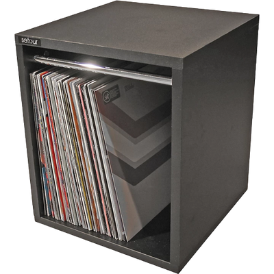 Sefour Vinyl Record Carry Box Black
