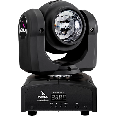 Venue Revolver Laser Dual-Sided Moving Head Effect Light With Laser and Moonflower