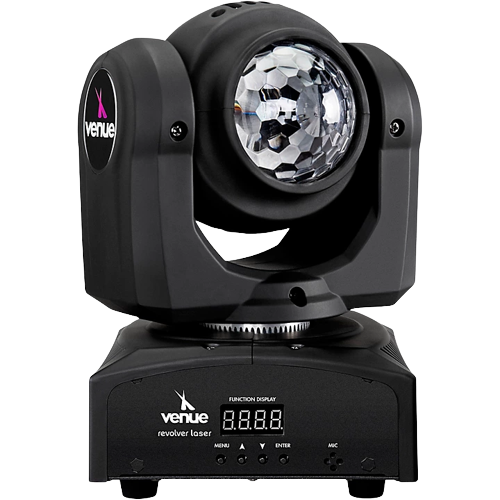 Venue Revolver Wash Dual-Sided Moving Head Effect Light with Wash and Moonflower