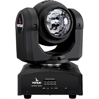 Venue Revolver Wash Dual-Sided Moving Head Effect Light with Wash and Moonflower