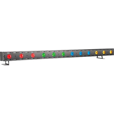 Venue Tetra Bar RGBA Linear Strip Wash Light With Four Color Zones Black