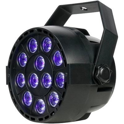 Eliminator Lighting Mini PAR UV LED Black Light Black
