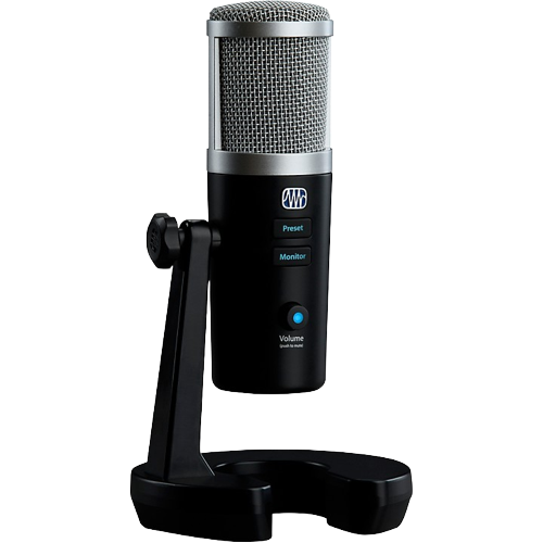 PreSonus Revelator USB-C Compatible Microphone With StudioLive Black