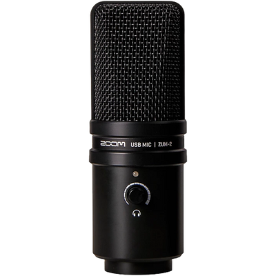 Zoom ZUM-2 USB Supercardiod Podcast Microphone