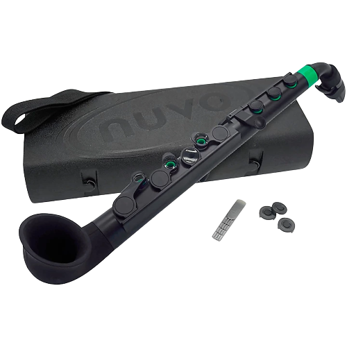 Nuvo jSax 2.0 Plastic Saxophone Black/Green