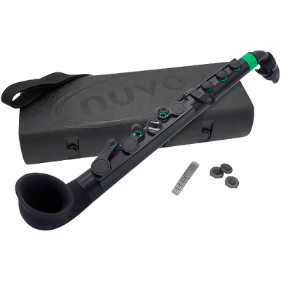 Nuvo jSax 2.0 Plastic Saxophone Black/Green