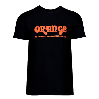 Orange Amplifiers Classic T-Shirt Black Small