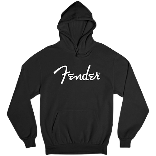 Fender Spaghetti Logo Hoodie Small Black