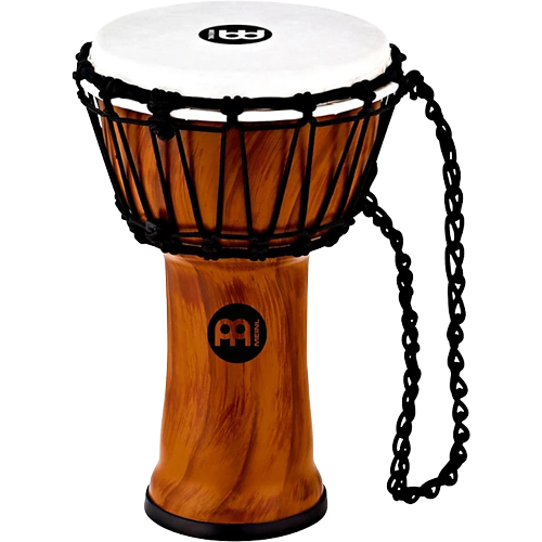 MEINL Synthetic Compact Junior Djembe Twisted Amber