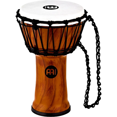 MEINL Synthetic Compact Junior Djembe Twisted Amber