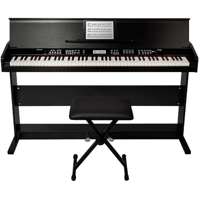 Alesis Virtue 88-Key Digital Piano With Stand and Adjustable Bench