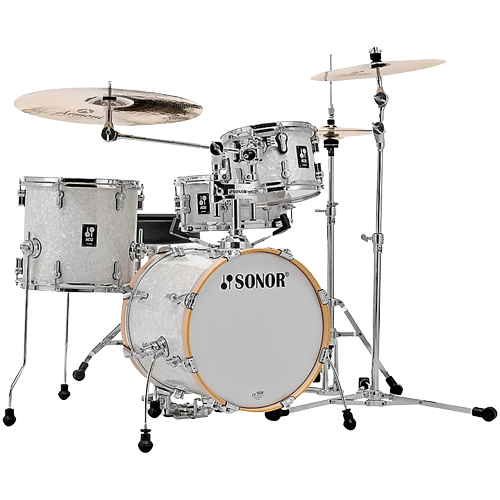 SONOR AQ2 Safari Maple 4-Piece Shell Pack White Marine Pearl