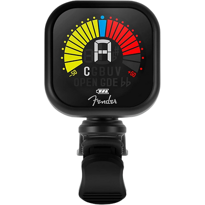Fender Flash USB Rechargeable Clip-On Tuner Black
