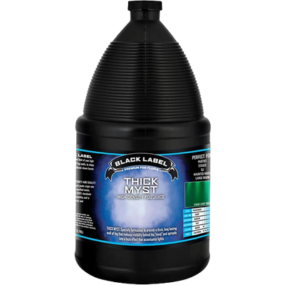 Black Label Thick Myst High Density Fog Juice - 1 Gallon