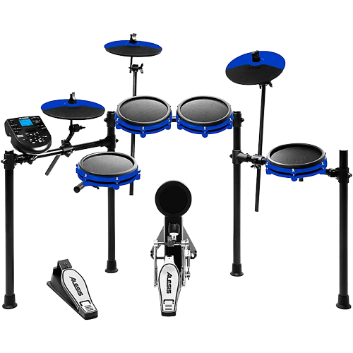 Alesis Nitro Mesh Limited-Edition Blue Lightning Electronic Drum Set