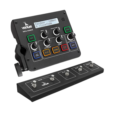 Venue Tetra Control Intuitive DMX Controller and Footswitch Black