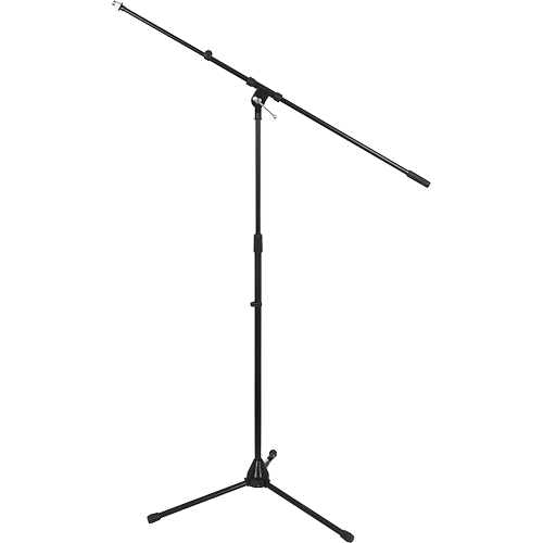 Musician's Gear Tripod Mic Stand With Telescoping Boom Black