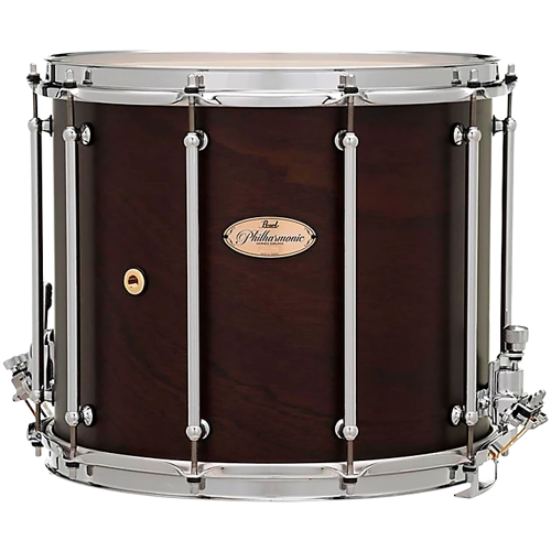 Pearl Philharmonic African Mahogany Snare Drum 14 x 12 in. Matte Walnut Mahogany