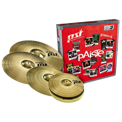 Paiste PST 3 Limited-Edition Universal Cymbal Set With Free 18" Crash 14, 16, 18 and 20 in.