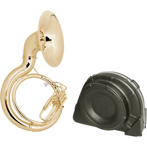 King 2350 Series Brass BBb Sousaphone 2350W Lacquer With Case