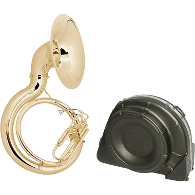 King 2350 Series Brass BBb Sousaphone 2350W Lacquer With Case