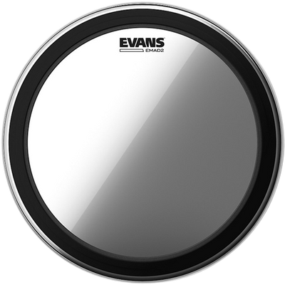 Evans EMAD 2 Clear Batter Bass Drum Head 22 in.